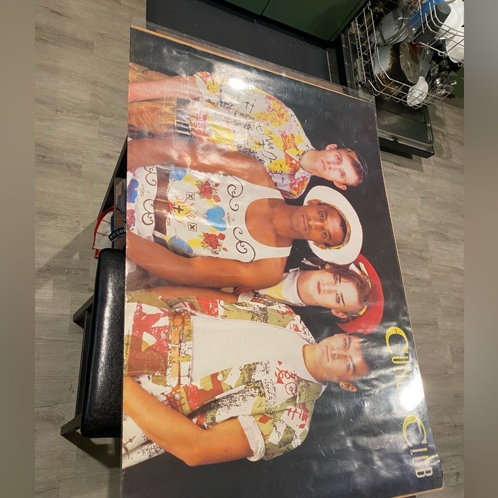 Original 1983 Culture Club poster, 24 x 36